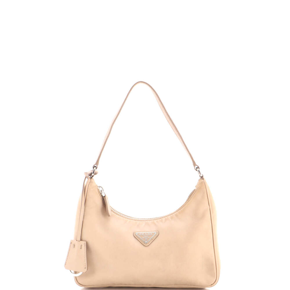 Prada Mini Re-Edition 2005 Hobo Tessuto with Saffiano Leather